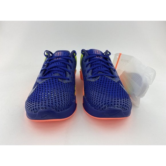 NEW Nike Metcon 6 Deep Royal Blue Mango Men's Cross Fit Training Shoes - Picture 7 of 12